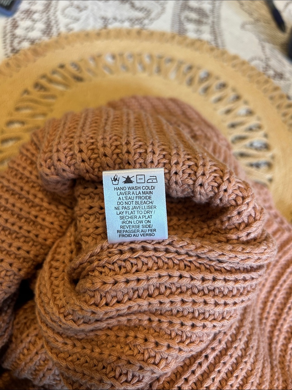Gentle Fawn Sleeveless V-Neck Knit Vest in Dusty Rose - Picture 6 of 7